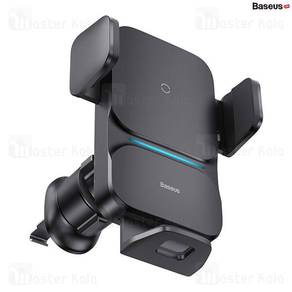 هولدر و شارژر وایرلس Baseus Wisdom Auto Alignment Car Mount CGZX000001